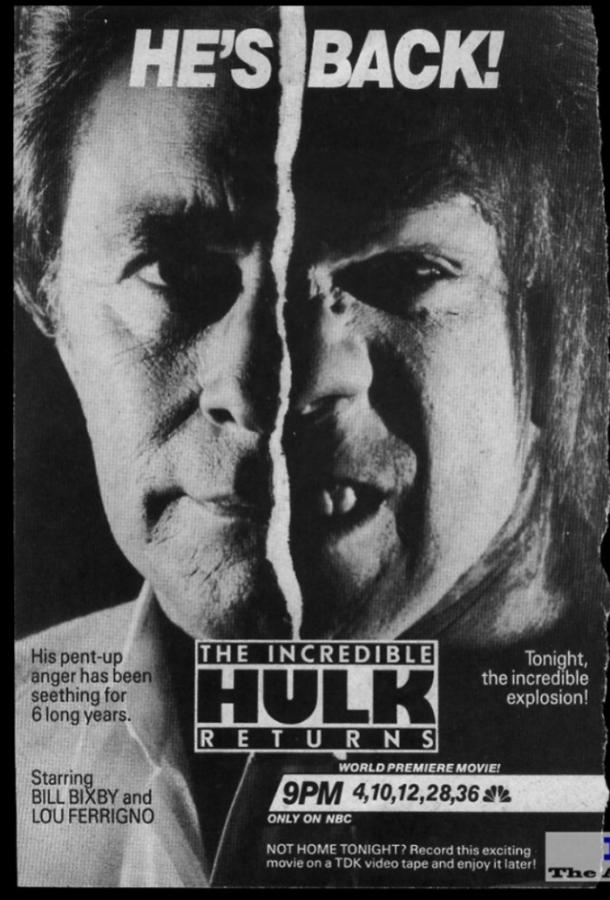 Невероятный Халк: Возвращение / The Incredible Hulk Returns (1988) 