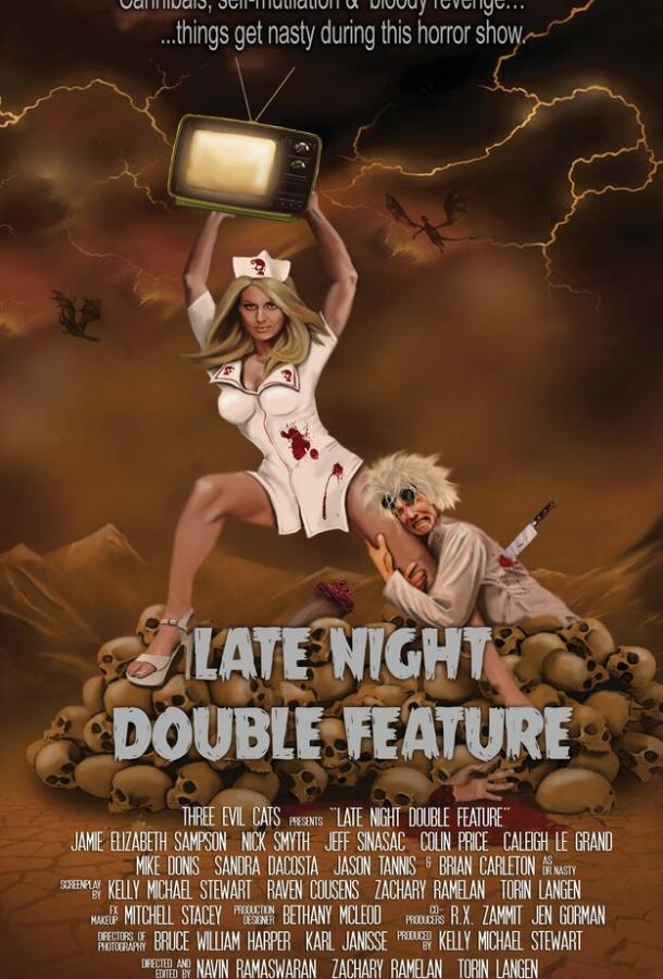 Двойной ночной сеанс / Late Night Double Feature (2016) 