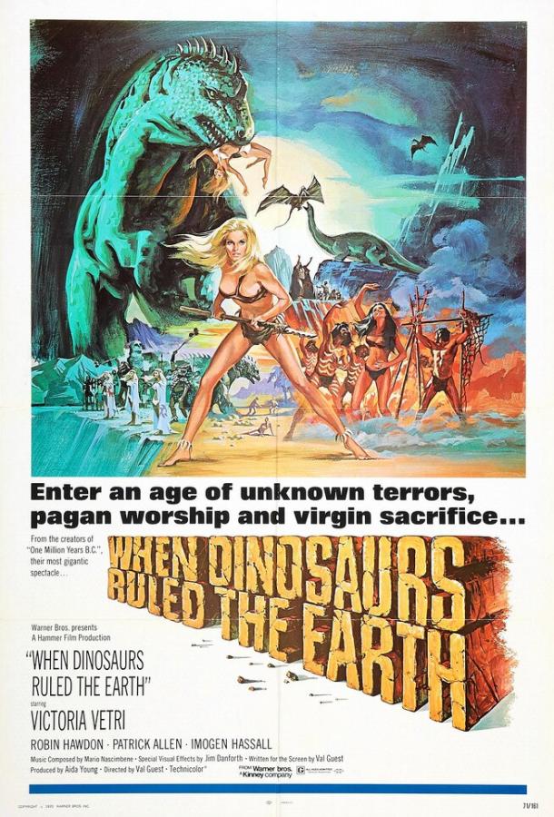 Когда на земле царили динозавры / When Dinosaurs Ruled the Earth (1970) 